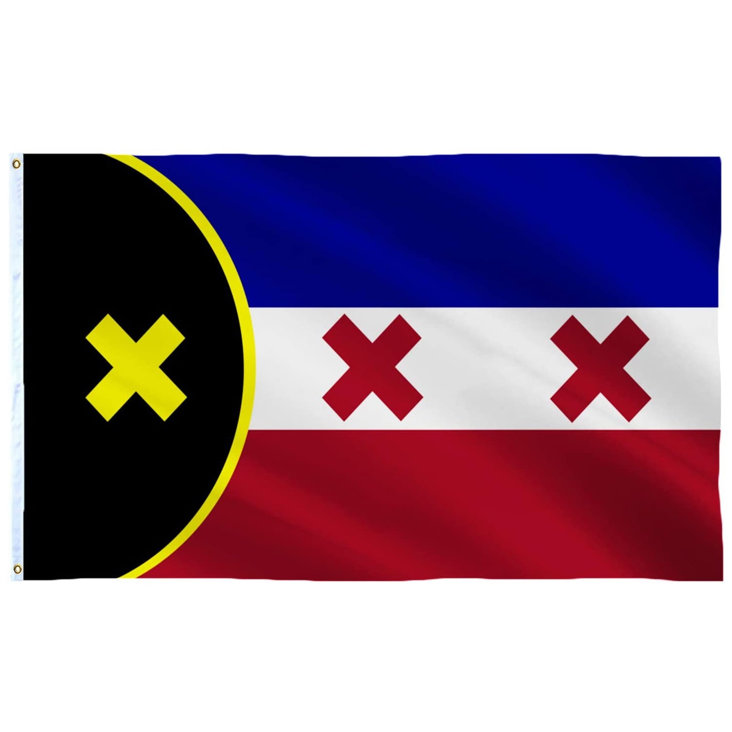3x5 State of Illinois Flag 3'x5' House Banner Super Polyester Grommets premium 