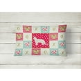 thumbnail image 2 of Carolines Treasures CK5549PW1216 Shorthair 2 Cat Love Canvas Fabric Decorative Pillow, Red, 12H x16W,, 2 of 3