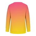 thumbnail image 3 of jsaierl Womens Sweatshirts Loose Fit Gradient Print Sweatshirts Round Neck Fall Sweater Tops 2024 Long Sleeve Shirts, 3 of 3