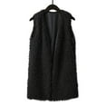 thumbnail image 5 of UTTOASFAY Women Long Sleeve Top Ladies Women Sexy Lady Faux-Fur' Solid Casual Sleeveless Warm Vest Waistcoat, 5 of 8
