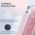thumbnail image 5 of Dteck iPhone 11 Full Body Case with Built-in Screen Protector Gradient Shockproof Protective Girls Women Heavy Duty Phone Case for iPhone 11 6.1 inches 2019,Pink, 5 of 7