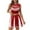 Red, variant on AOMPMSDX Cheerleading Student Sports Day Cheerleading Competition Dress L