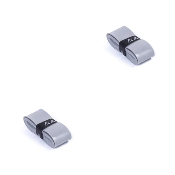 Advancent Cinta de sobregrip de raqueta absorbente de sudor de primera - Banda de sudor antideslizante y transpirable gris gris 2Conjunto