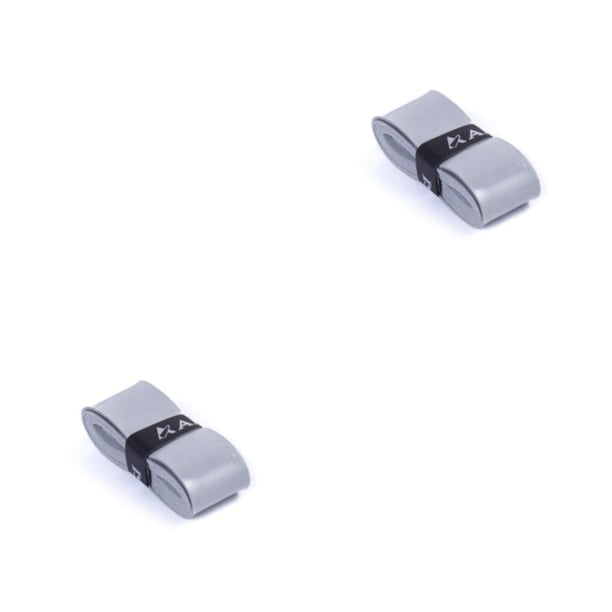Advancent Cinta de sobregrip de raqueta absorbente de sudor de primera - Banda de sudor antideslizante y transpirable gris gris 2Conjunto