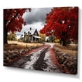 thumbnail image 2 of Designart "Red Farmhouse Rustic gracefulness III" Farm Canvas Art Print, 2 of 5