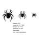 thumbnail image 2 of 2026 12pcs/set Wall Sticker Spider Print Creepy Decor Three Dimensional Diy Party Decorative Stickers Party Decor, 2 of 3