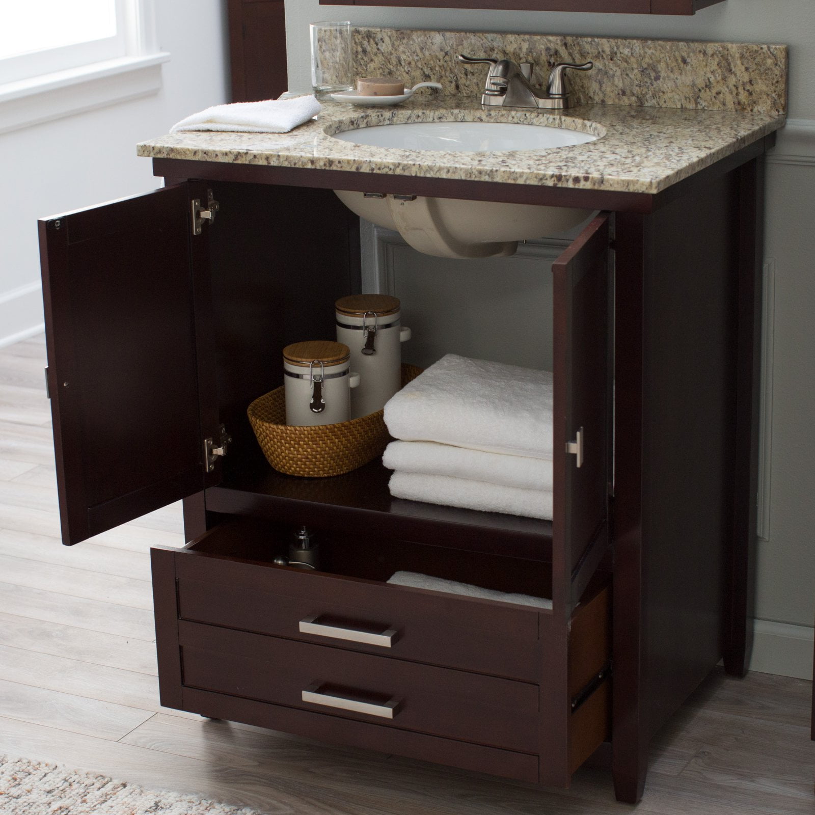 Belham Living Longbourn Vanity Base With Optional Top