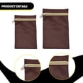 thumbnail image 5 of HILABEE 2 Pieces Sew Pocket with Zipper Clothes Inner Pockets Mobile Storage Pouch Small Style D, 5 of 5