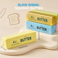 thumbnail image 2 of Butter Squishy, Soft Slow Rising Squeeze Toys, Butter Stick Squishy Fidget Toys and Stress Balls Squishies for Office Desk Toys, Party Favors & Birthday Gifts(Yellow), 2 of 9