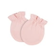 thumbnail image 3 of Gerber Baby Girl Caps & No Scratch Mittens Bundle, 7-Piece (Newborn-0/3M), 3 of 11