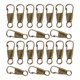 thumbnail image 2 of Kit de reparación de tiradores de cremallera premium, universal y extraíble (32 unidades). Color cobre, 2 of 9