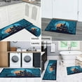 thumbnail image 5 of Happy Halloween Kitchen Rugs Sets Of 2 Trick or Treat Decor Mats for Door Bath Non-Slip Decor Doormat Decorations for Porch Veranda Entryway (17x47in+30x17in), 5 of 7