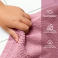 thumbnail image 3 of Mainstays Kids 8pk Washcloth, Pink, 3 of 5