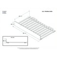 thumbnail image 3 of Urban Trundle Bed Full Espresso, 3 of 4