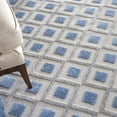 thumbnail image 6 of Nourison Aloha Indoor/Outdoor Blue/Grey 9'6" x 13' Area Rug, (10x13), 6 of 9