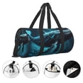 thumbnail image 3 of Easygdp Vintage Blue Pattern Whale Travel Duffle Bag,Carry on Bag Travel Bags Gym Bag Carry On Luggage Bags, 3 of 6