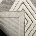 thumbnail image 4 of SAFAVIEH Blossom Winston Chevron Wool Runner Rug, Dark Grey/Ivory, 2'3" x 8', 4 of 5