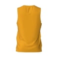 thumbnail image 3 of Gaeub Goldenrod Men's Mesh Basketball Jersey, Quick-Drying Sleeveless Top S-4XL, Loose Muscle Tank Top -Large, 3 of 9