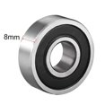 thumbnail image 3 of 8pcs Deep Groove Ball Bearing 6000RS Two Sealed 10x26x8mm Carbon Steel, 3 of 4