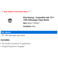 thumbnail image 2 of Pilot Bearing - Compatible with 1971 - 1980 Volkswagen Super Beetle 1972 1973 1974 1975 1976 1977 1978 1979, 2 of 2