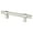 Brushed Nickel, variant on 96 mm Center to Center Radial Reign Cabinet Pull, Polished Chrome
