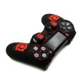 thumbnail image 5 of Funda Para Control Ps4 Protector Y 2 Gomas De Regalo Carcasa Silicon Cracken Esports God of War Rojo, 5 of 5