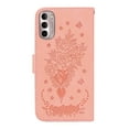 thumbnail image 3 of Feishell Wallet Phone Case for Motorola Moto G Stylus 4G 2022,for Women Men,Butterfly & Rose Embossed PU Leather Magnetic Clasp Flip Stand Card Slots Shockproof Ultra Thin Protective Cover,Pink, 3 of 8