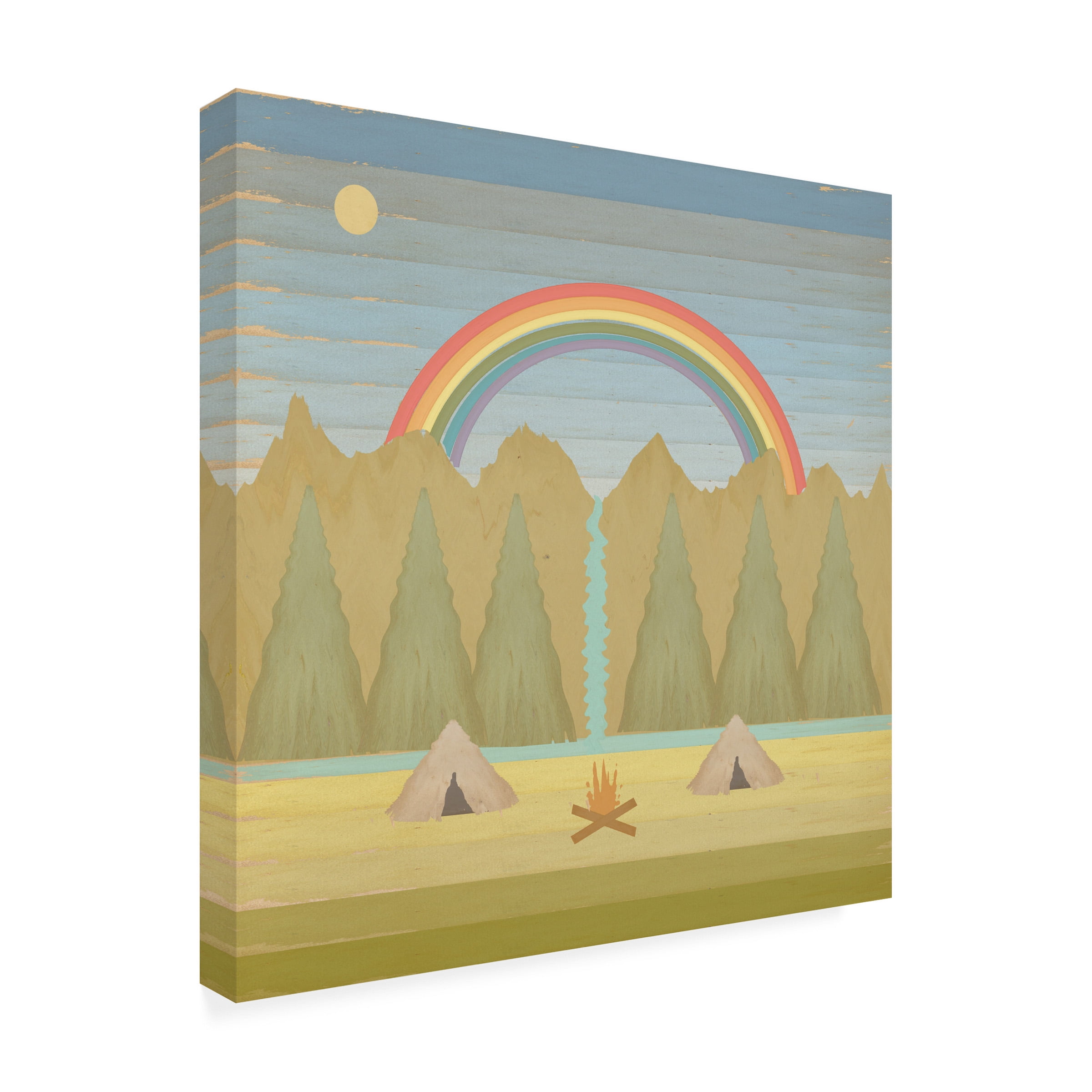 Trademark Fine Art 'Campfire' Canvas Art by Tammy Kushnir