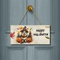 thumbnail image 2 of Happy Halloween Corgi Witches Hat Pumpkin Carving Landscape Wood Sign Welsh Corgi Dog Lover Gifts Idea Hanging Wall Home Decor - 02019, 2 of 5