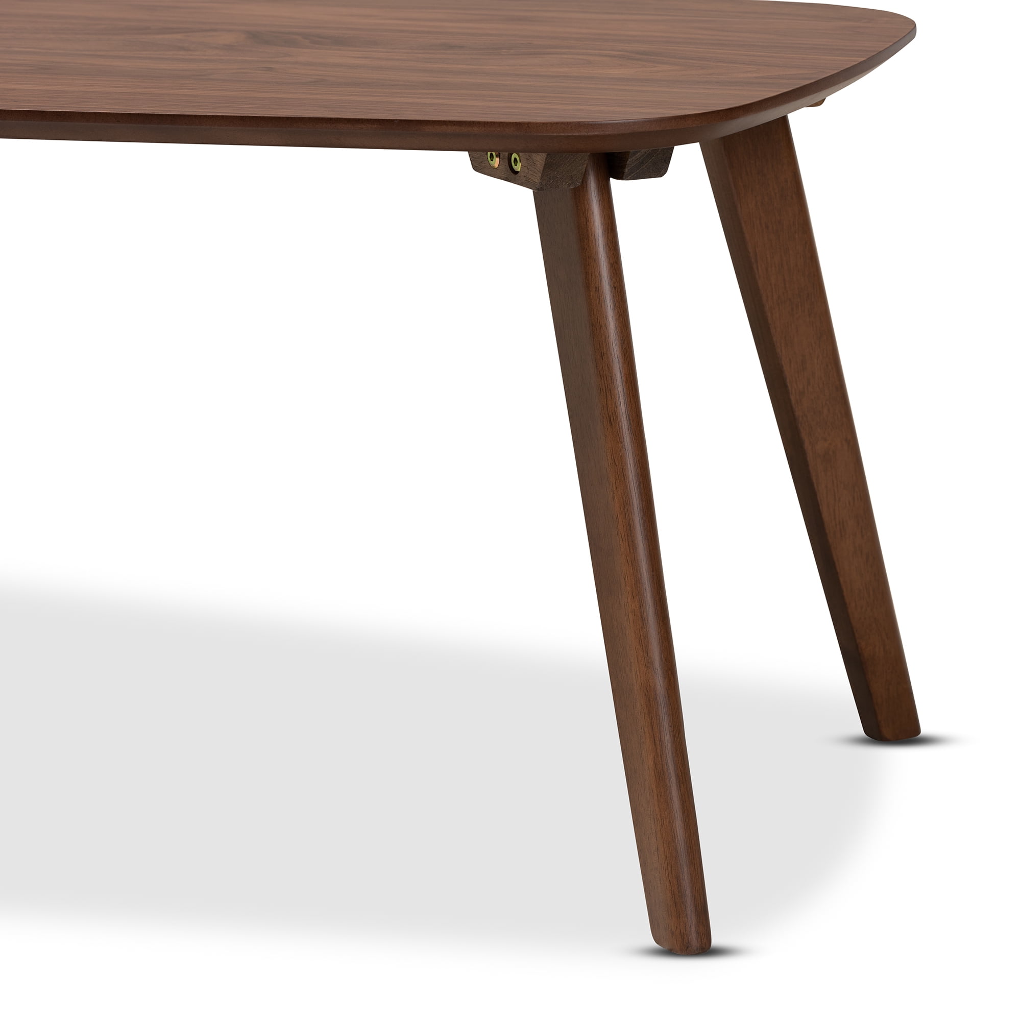 Baxton Studio Dahlia Mid-Century Modern Walnut Finished Coffee Table