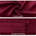 thumbnail image 4 of Spring Jacquard Rectangle Tablecloth, Waterproof Damask Rose Floral Pattern Table Cloth, Washable Decorative Polyester Table Cover for Kitchen/Dining/Parties - Burgundy, 60 x 84 Inch, 4 of 6