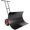 Black, variant on HomeHarbor Snow Shovel with Wheels, 29" x 18" Metal Snow Pusher, Blue | Heavy Duty, with 5-Level Adjustable Handle, 7-Angle Blade, Bottom Wear Strip for Driveway, Sidewalks, Garden, Deck