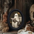thumbnail image 5 of Aonerit 5 Inch Halloween Decorative Photo Frame, Vintage Spooky Picture Display, Wall Mounted Fall Home Decor, Creepy Memo Holder, Living Room Bedroom Gallery Art, 5 of 8