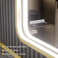 thumbnail image 6 of JJGULLIT 28"x20" Framed LED Bathroom Vanity Mirror,Anti-Fog,Adjustable Brightness and Wall Mounted, 6 of 11