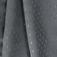 thumbnail image 4 of Superior Shimmer Blackout Curtains, Grommet Header, Set of 2, 42" X 63", Gray, 4 of 7