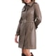 thumbnail image 4 of CHAQUETA LARGA DE CUERO SINTÉTICO INSPIRE CHIC PARA MUJERES, CON SOLAPA, AJUSTE DELGADO, MANGA LARGA, CON CREMALLERA, TAMAÑO S, COLOR MARRÓN GRIS, 4 of 6
