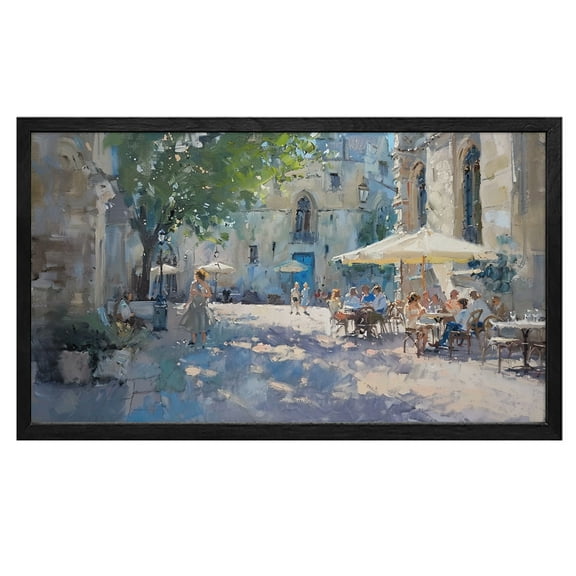 French Landscape Painting Abstract Wall Art Avignon Canvas Wall Decor Framed Canvas Wall Art For Home Decoration