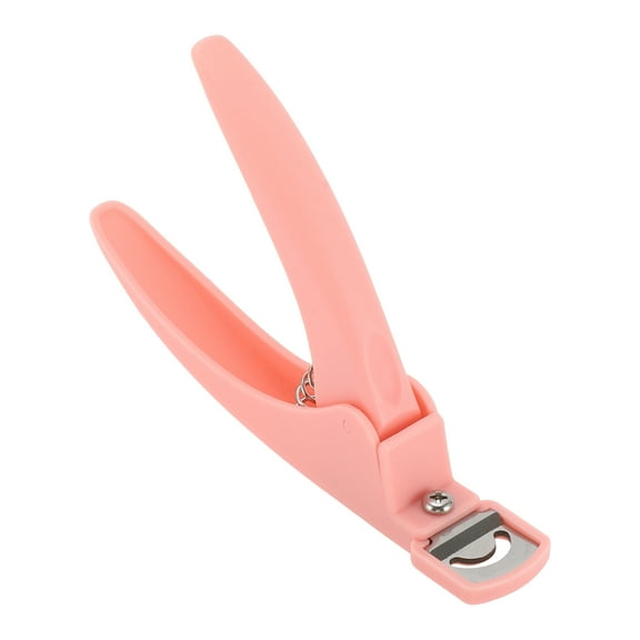 1 Pc Portable U-shaped Nail Clippers Toenail Clippers 5.31"x2.83" Pink