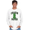 thumbnail image 5 of Business Smurf Boss Chasin Paper Long Sleeve TShirt Men Women Brisco Brands X, 5 of 6