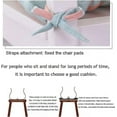 thumbnail image 2 of Nvzi Cojín de asiento de cocina para el hogar, lavable a máquina, cuadrado, para patio, almohadillas para sillas, colección para el hogar, 1 unidad, 2 of 4