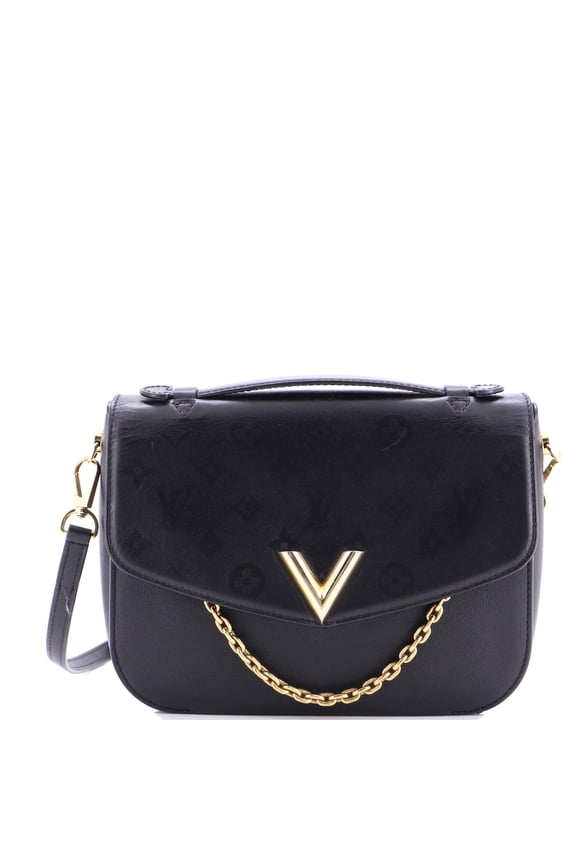 Pre-Owned Very Messenger Monogram Leather By Rebag