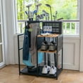 thumbnail image 4 of Teal Triangle Freestanding Golf Club Organizer Single, 4 of 6