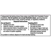 (8 pack) Equate Flushable Wet Wipes, Fragrance Free, 144 Wipes, 3 Pack