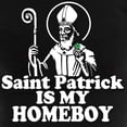 thumbnail image 3 of CafePress - Saint Patrick Is My Homeboy Women's Dark Pajamas - Women's Short Sleeve Print T-Shirt and Pants Dark Cotton Pajama Set, 3 of 7
