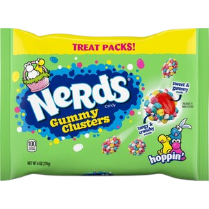 Nerds Gummy Clusters Treat Pack Easter 6 oz Bag, Pack of 2