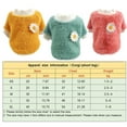 thumbnail image 3 of Sunflower Super Cute Puppy Cat Dog Fleece Soft Comfy Warm Spring Winter Pet Sweater for Most Small Dogs,Cats Sweater, 3 of 7