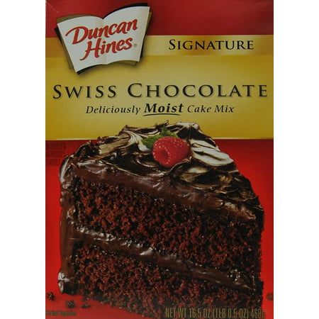 hines duncan cake swiss mix chocolate walmart box oz signature