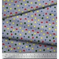 thumbnail image 3 of Soimoi Coton Canard Tissu Point, Croix Signe & Carré Géométrique Imprimé Tissu 1 Yard 56 Inch Wide, 3 of 3