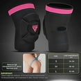 thumbnail image 6 of RDX Knee Pads for Work, OEKO TEX CERTIFIED, Anti-Slip Protective Thick Foam Padded Brace, Collision Avoidance Sleeves Pair, MMA Muay Thai Grappling Volleyball Football Wrestling Gardening, Men Women, 6 of 6
