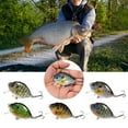 thumbnail image 2 of Lixada 5PCS Fishing Lures 6cm 15g Wobbler Fishing Lure Artificial Hard Bait Crankbait with Tackle Box for Fish Bass Fishing Tackle, 2 of 7